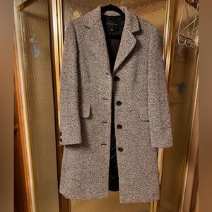 Banana Republic tweed wool coat